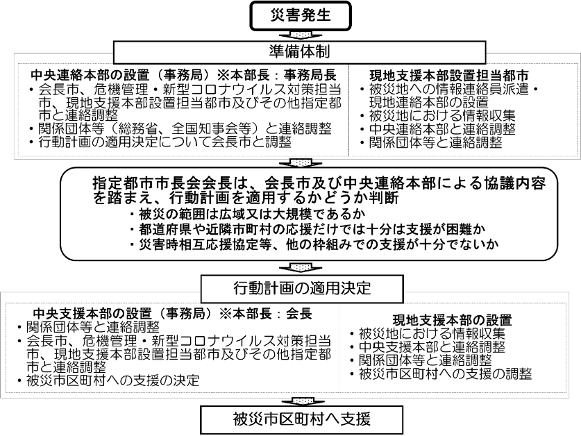 行動計画適用の流れ